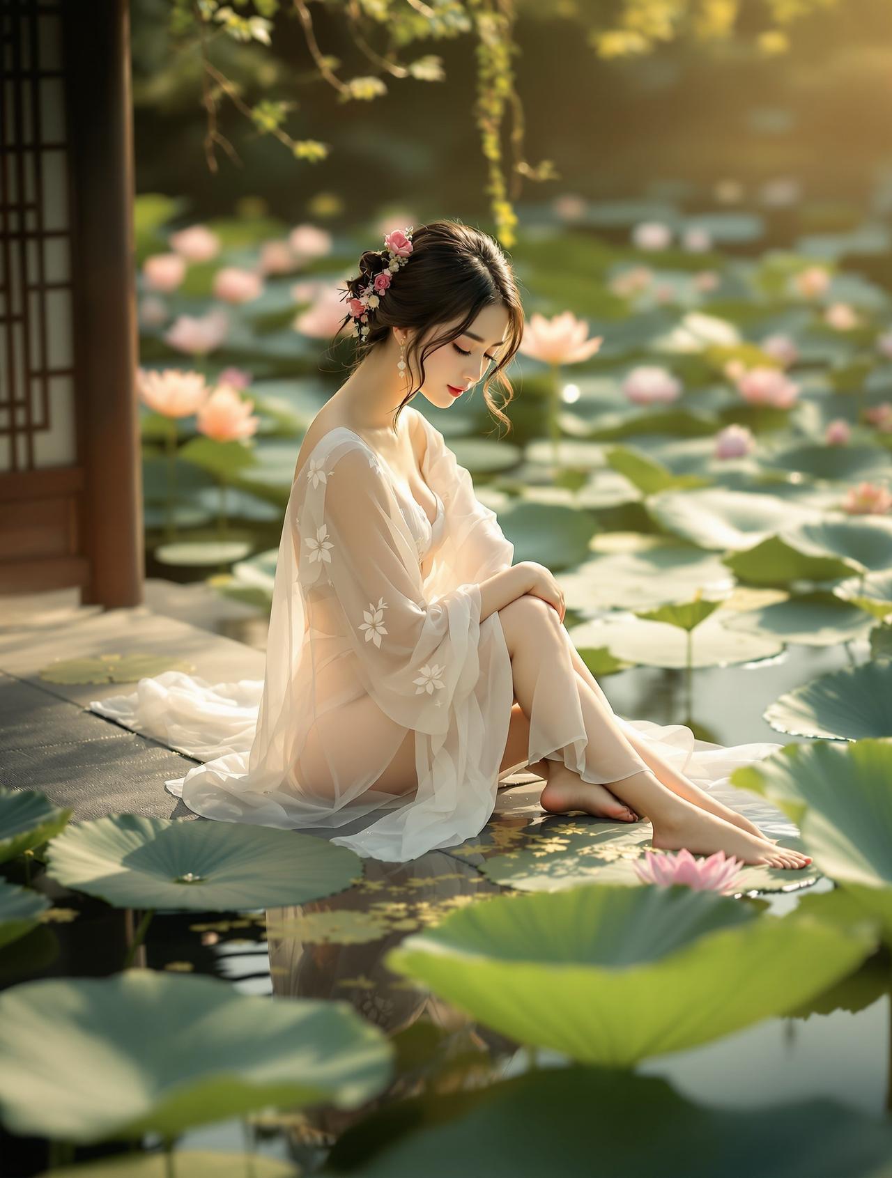 玉足清池 · 东方美学 - 玉足作品